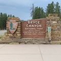 Bryce Canyon NP Entrance Sign